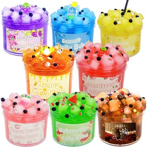 Ice Cream Cone Fluffy Scented Clay <b>Slime</b> <b>Toy</b> Candy Sprinkles 24 Colors DIY Pull Putty Kids Stress Relief Fidget Wholesale - Product Image 1