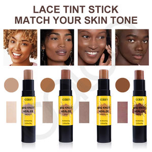 Meilleure vente label privé 4 couleurs disponibles perruque noeud guérisseur correcteur avec brosse pas de blanchiment des cheveux dentelle teinte stylo bâton - Product Image 2