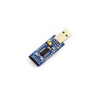 Placa USB UART Waveshare FT232 (Tipo A) FT232R FT232RL RS232 TTL Serial de Montaje Superficial Compatible con Mac/Linux/Android/WinCE/Windows