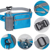 Sac banane personnalisé, sac à bandoulière, sac de taille en nylon avec logo personnalisé, vente en gros, fabricant OEM, étanche, pour voyage