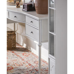 <span class=keywords><strong>Console</strong></span> d'<span class=keywords><strong>entrée</strong></span> en métal blanc rétro <span class=keywords><strong>scandinave</strong></span> Table de canapé de couloir Bureau antique pour le salon - Product Image 5