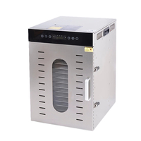 16 Trays Energiebesparend Uitdrogen Machine Fruit Rotatie Functie Kleine Voedsel Dehydrator Gemaakt In China