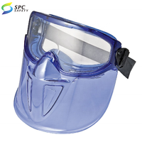 Masque Tactique de Protection Intégrale Réglable pour Paintball, Casque de Moto, Lunettes de Conduite avec Visière Amovible