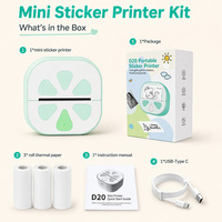Mini Impresora de Etiquetas sin Tinta, Removible, para Guardería, Aula, Material Escolar, Impresión de Etiquetas para Vasos y Nombres