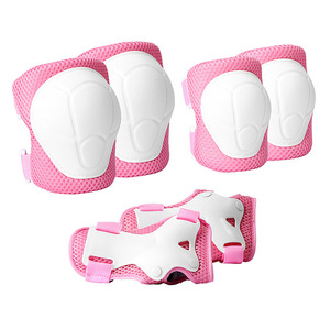 Équipement de protection pour skateboard pour enfants, ensemble de 6 pièces, genouillères, protège-coudes, protège-mains, respirant, pour le roller et le cyclisme - Product Image 2