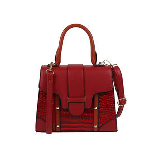 Bolso de Mano de Diseño de Lujo Personalizado de Fábrica con Logotipo, para Mujer, con Bordado y Cierre de Botón - Product Image 4