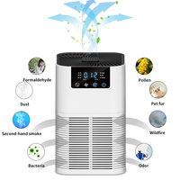 Purificateur d'air portable pour chambre, cuisine, bureau à domicile, couverture de grande surface avec technologie HEPA véritable pour la fumée et les poils d'animaux