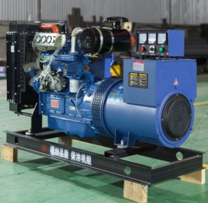 Générateur diesel de type ouvert 30KW 37.5KVA Ricardo avec <span class=keywords><strong>moteur</strong></span> à radiateur K4100ZD, <span class=keywords><strong>alternateur</strong></span> à balais et démarreur électrique 24V - Product Image 5