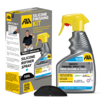 SILICONE REFINER Mastic de finition silicone liquide à séchage rapide, lissant, pour joints, sans bulles, compatible avec tous les mastics