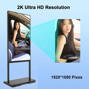 เครื่องเล่นโฆษณาแบบตั้งพื้นสองด้าน IFW49AD ขนาด 49 นิ้ว พร้อมจอ LCD สำหรับติดตั้งบนหน้าต่าง ป้ายดิจิทัลและจอแสดงผล - Product Image 6