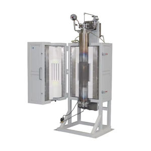 Lab 1000C dikey tüp fırın fiyat tübüler vakum elektrikli fırın fırın paslanmaz çelik boru uzunluk 300mm ısıtma bölgesi - Product Image 1