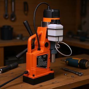 Taladro magnético eléctrico portátil Vevor de 2 pulgadas de diámetro de perforación, velocidad variable de 500 rpm, máquina perforadora para el hogar. - Product Image 2