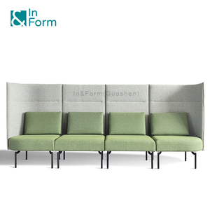 Pusat bisnis Museum seni Italia mebel kontrak belakang tinggi akustik aula lobi menunggu Area penerimaan Sofa Modular Set - Product Image 6
