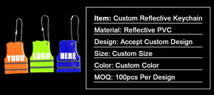 Porte-clés réfléchissant en PVC personnalisé en forme de nuage pour une utilisation promotionnelle et de marque créative - Product Image 2