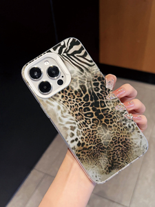 Leopard Print IMD Personalized TPU Phone <strong>Case</strong> with Anti-Fingerprint &amp; Shockproof Features for 11-17 - Product Image 3