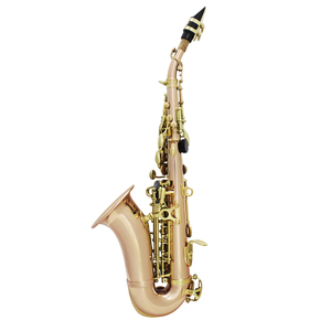 SLADE Instruments de musique en bronze professionnel en gros Saxophone soprano de haute qualité en or rose avec accessoires - Product Image 2