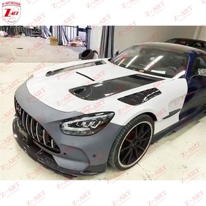 Kit carrosserie Z-ART PP et fibre de carbone sèche pour <span class=keywords><strong>Mercedes</strong></span> AMG <span class=keywords><strong>GT</strong></span> C190 GTS GTR <span class=keywords><strong>Black</strong></span> <span class=keywords><strong>Series</strong></span> 2015+ - Product Image 6