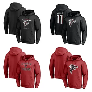 Atacado Outono Inverno Popular Fãs Camisolas Jaqueta de Futebol Americano dos homens atlanta falcons Sweatshirts hoodie dos homens