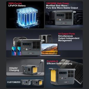 LiFePO4 ABS เก็บเครื่องกำเนิดไฟฟ้าพลังงานแสงอาทิตย์300W 600W 1000W 1500W ราคาโรงงาน - Product Image 2