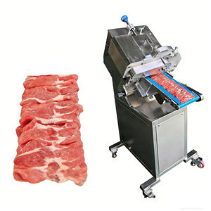 Machine à découper la viande entièrement automatique de qualité supérieure, stable, pour boucherie, supermarché, usine, découpe de bacon, de ventre de porc et de jambon - Product Image 1