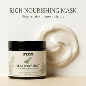 OEM ODM Rosemary Mint <b>Hair</b> Mask Strengthen Nourish Revitalize Custom Formula Private Label - Product Image 6