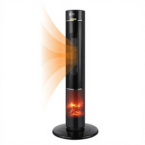 Calentador Evaporativo con Control Remoto, 2000W, Cobertura de 11-20m, Calentador Vertical PTC, <span class=keywords><strong>Radiador</strong></span> Eléctrico - Product Image 1