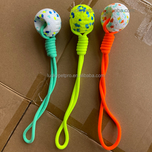 Pelota para mascotas de buena calidad <span class=keywords><strong>popular</strong></span> recién llegados, juguetes para perros, pelota para perros con cuerda ETPU para cachorros pequeños - Product Image 3
