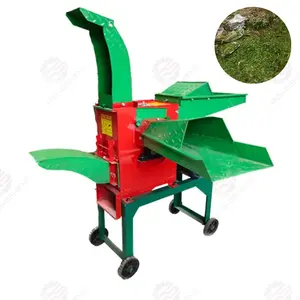 Multifunctional Small Farm Animal Cattle Sheep Feed Silage Straw Crusher Machine Corn Straw Crusher Hay Crop Cutter