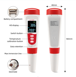 Fabrikant Direct Industriële Draagbare Digitale <span class=keywords><strong>pH</strong></span>-<span class=keywords><strong>meter</strong></span> OEM/ODM Beschikbaar Hoge Nauwkeurigheid Waterkwaliteitstest - Product Image 4