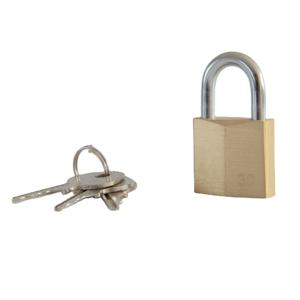 Candado de latón Diamante de 20-60mm, candado pequeño para equipaje, candado de seguridad para puerta grande, candado con llave - Product Image 3