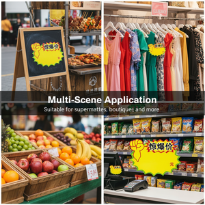 ซูเปอร์มาร์เก็ตขายส่งและร้านขายอาหาร/ผลไม้ส่วนใหญ่ใช้ป้ายกระดาษสำหรับเขียนป้ายราคาและโฆษณาสินค้า - Product Image 3