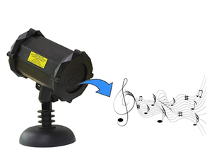 Luces Láser Navideñas Musicales 2023, <span class=keywords><strong>Proyector</strong></span> de Luces, <span class=keywords><strong>Foco</strong></span> de Paisaje, Espectáculo de Estrellas Rojas y Verdes con Patrón Decorativo Navideño - Product Image 2