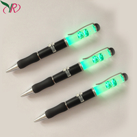 Stylo flottant magique en plastique de stylo de lumière de LED de prix usine avec le flotteur liquide pour des buts promotionnels