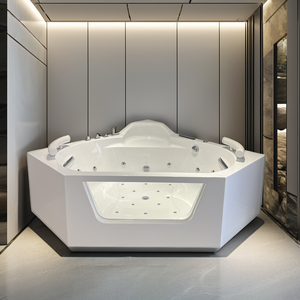 Bañera de Hidromasaje Moderna y Ecológica, Rectangular, Independiente, con Jets y Música Bluetooth para Spa y <span class=keywords><strong>Baño</strong></span> - Product Image 3