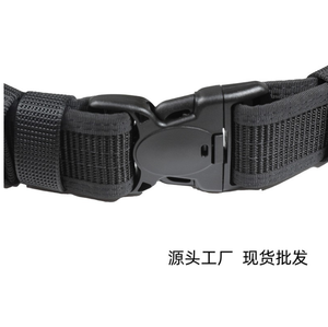 Cinturones de lona negros resistentes y duraderos DFW40 para hombres, accesorios de entrenamiento. - Product Image 2