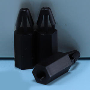 <span class=keywords><strong>Vis</strong></span> de fixation hexagonales noires en nylon, à tête d'avion, blanches, à passage unique, à filetage interne, vente en gros, M3 métrique - Product Image 1