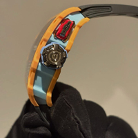 Montre mécanique de luxe pour homme, toute nouvelle, 35-03, en fibre de carbone, ultra-fine, entièrement automatique, élégante, étanche, pour les affaires