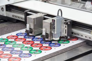 Máy Vi Tính Mat Phẳng Tự Động Cho Ăn Cuộn Giấy Nhãn Kỹ Thuật Số Dao <span class=keywords><strong>Plotter</strong></span> Chết Máy Cắt Với Loại Bỏ Dán - Product Image 4