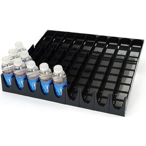 Offre Spéciale Supermarché Bouteille Boisson Noir Étagère À Boissons Glisse Système Gravité Étagère Présentoir de Fil Pour réfrigérateur - Product Image 1