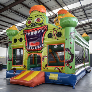 Halloween kids party jumping gonfiabile commerciale gioco per bambini zombie che rimbalza castelli per adulti bouncer bounce house - Product Image 5