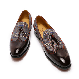 <span class=keywords><strong>Scarpe</strong></span> da <span class=keywords><strong>uomo</strong></span> classiche mocassini <span class=keywords><strong>con</strong></span> nappe da sposa in pelle Casual antiscivolo <span class=keywords><strong>con</strong></span> <span class=keywords><strong>scarpe</strong></span> da piede in pelliccia - Product Image 3