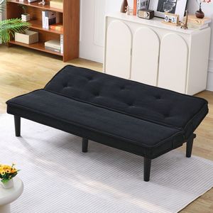 66-Inch Corduroy <b>Bed</b> Versatile and Comfortable for Living Room or Apartment Bedroom Switch - Product Image 4