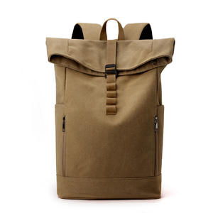 Custom Travel Modern <b>Backpack</b> Expandable Roll Top College Laptop Bag Rollup Urban Hiking <b>Backpack</b> Men <b>Rolltop</b> <b>Backpack</b> - Product Image 1