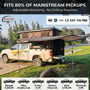 WECARE Camper de luxe pour pick-up avec chambre, cuisine, évier, climatiseur, <span class=keywords><strong>auvent</strong></span>, <span class=keywords><strong>caravane</strong></span> amovible pour Toyota Tacoma - Product Image 2