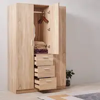 Moderne Luxus Design weiß Holz Kind Baby Kinder Schrank Schlafzimmer Kleider schränke mit 3 Tür 3 Schublade