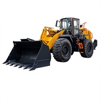 Vente du tout nouveau chargeur frontal 870T de 7,5 tonnes avec une capacité de godet de 3,0-7,0 m³ et une puissance de 210 KW pour la construction