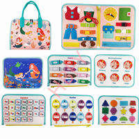 Marchés en ligne chinois jouets éducatifs Montessori conception de motif de sirène planche occupée pour les filles enfants