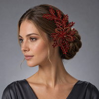 Applique en strass faite à la main WHD-132, accessoire parfait pour mariée, patch coloré de style nouveau pour robe de mariée et accessoires vestimentaires