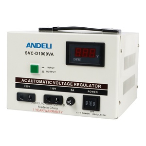 เครื่องปรับแรงดันไฟฟ้าสำหรับบ้านแบบเฟสเดียว ANDELI Group SVC-D1000VA 1KW - Product Image 1