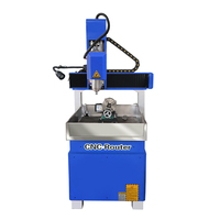 CHENMAI Router CNC de Escritorio 6090 Mini, Máquina de Grabado con Control NC Studio Mach3, Husillo de 3.7KW, Precisión de 0.05mm, 1 Año de Garantía, para Madera